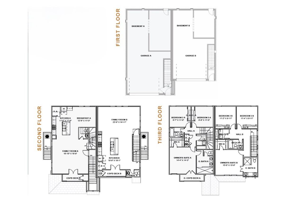 2D floor plan layout of this home in Townsen Landing, Humble, TX (Image 2).