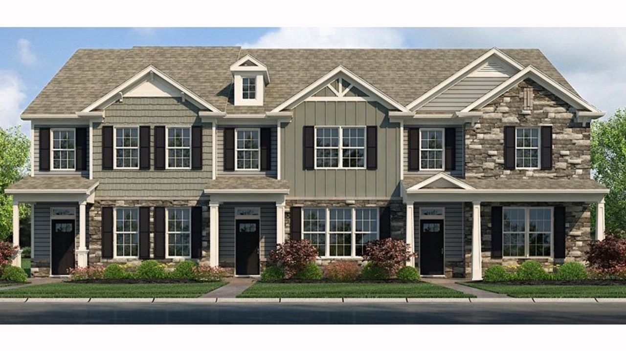 Representative exterior photo of a completed home built from the Collin by D.R. Horton in Sanctuary at Southgate, Indian Trail, NC (Image 2).