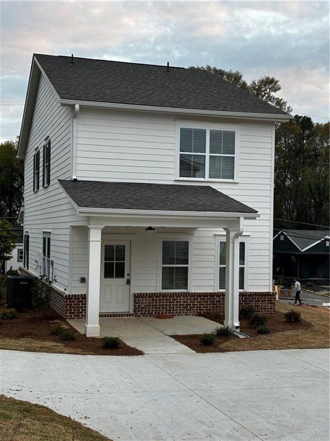 Front exterior of a new home in , Marietta, GA, highlighting curb appeal (Image 2). Front exterior of a new home in , Marietta, GA, highlighting curb appeal (Image 2).
