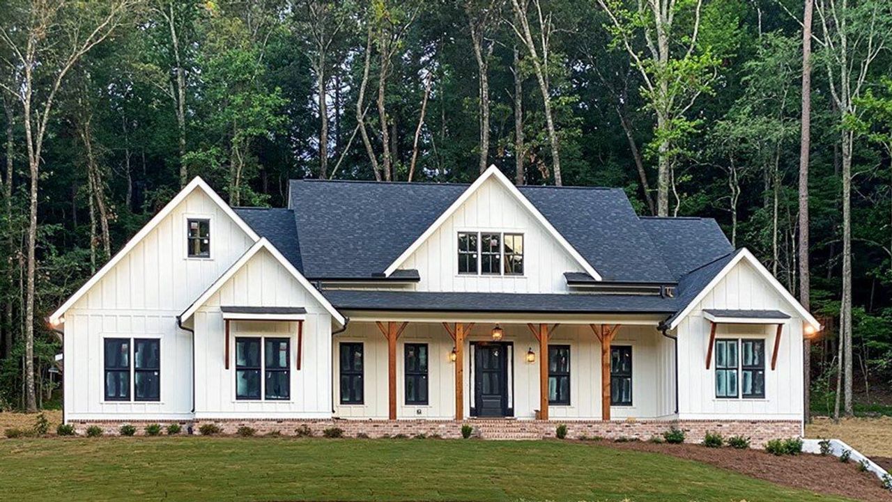Representative exterior photo of a completed home built from the The Willow by Remington Custom Homes in Bella Crossing, Benbrook, TX (Image 2).