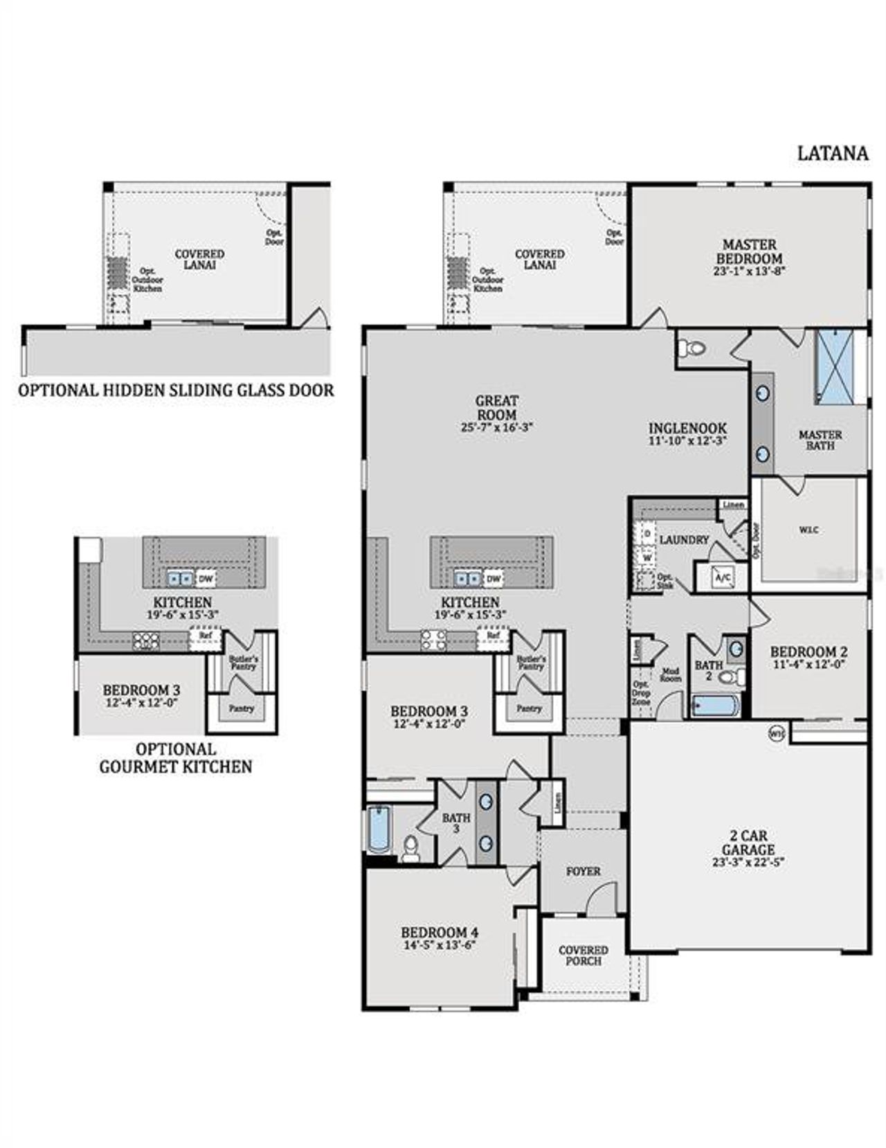 2D floor plan layout of this home in , St. Cloud, FL (Image 2). 2D floor plan layout of this home in , St. Cloud, FL (Image 2).
