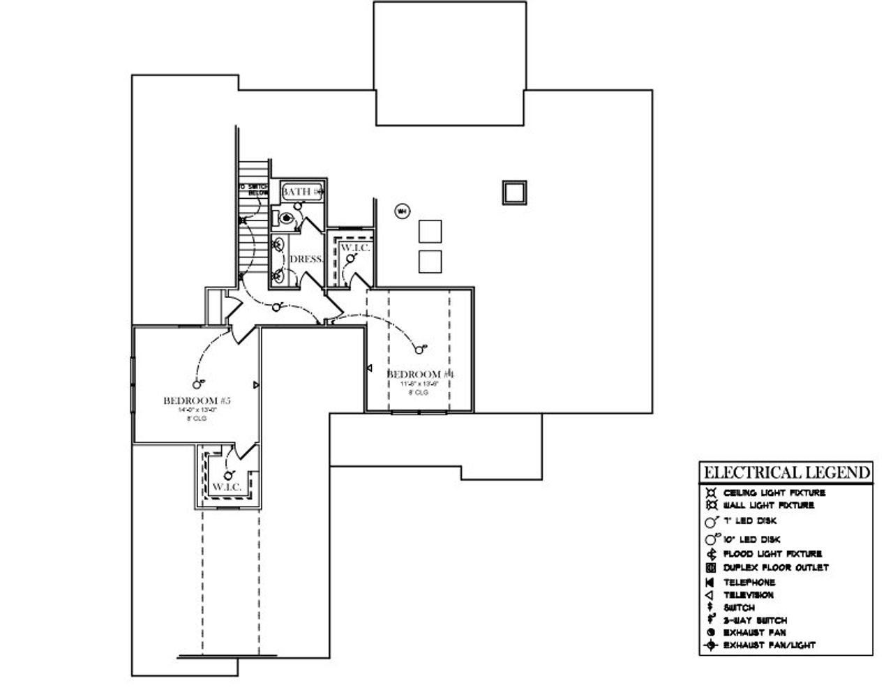 2D floor plan layout for the Caray C by Freedom Home Builders in The Meadows, Griffin, GA (Image 2).