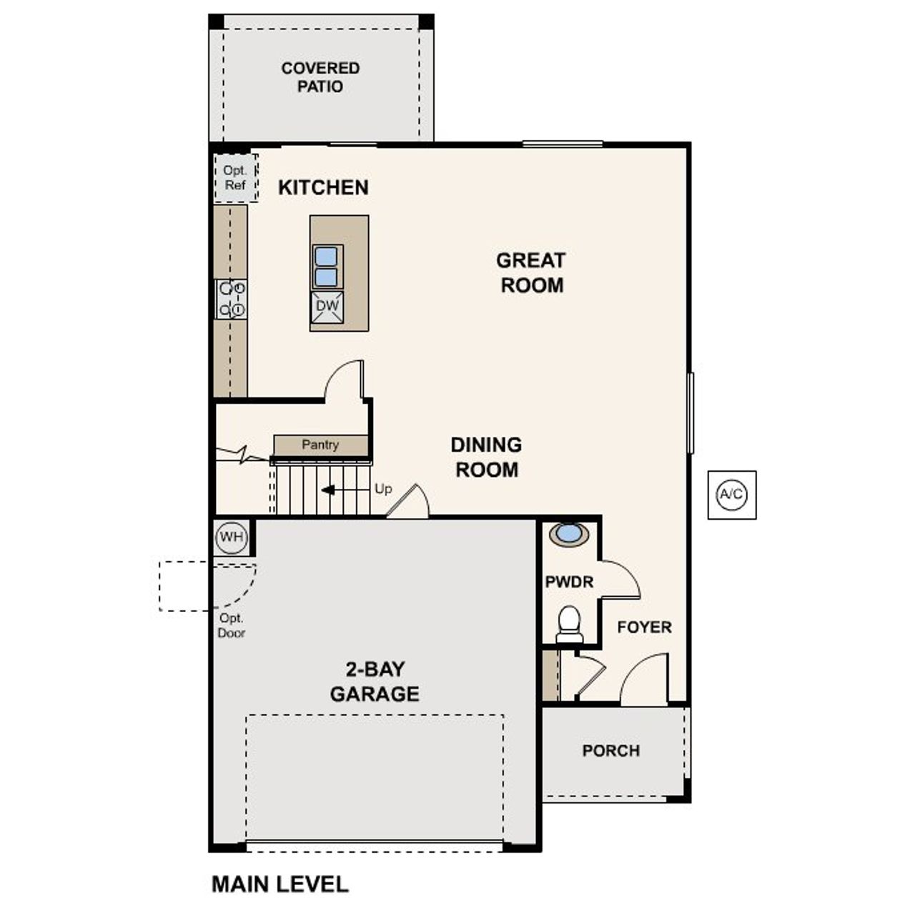 2D floor plan layout for the 23A by Century Communities in The Ridge Collection at Superstition Vista, Apache Junction, AZ (Image 2). 2D floor plan layout for the 23A by Century Communities in The Ridge Collection at Superstition Vista, Apache Junction, AZ (Image 2).