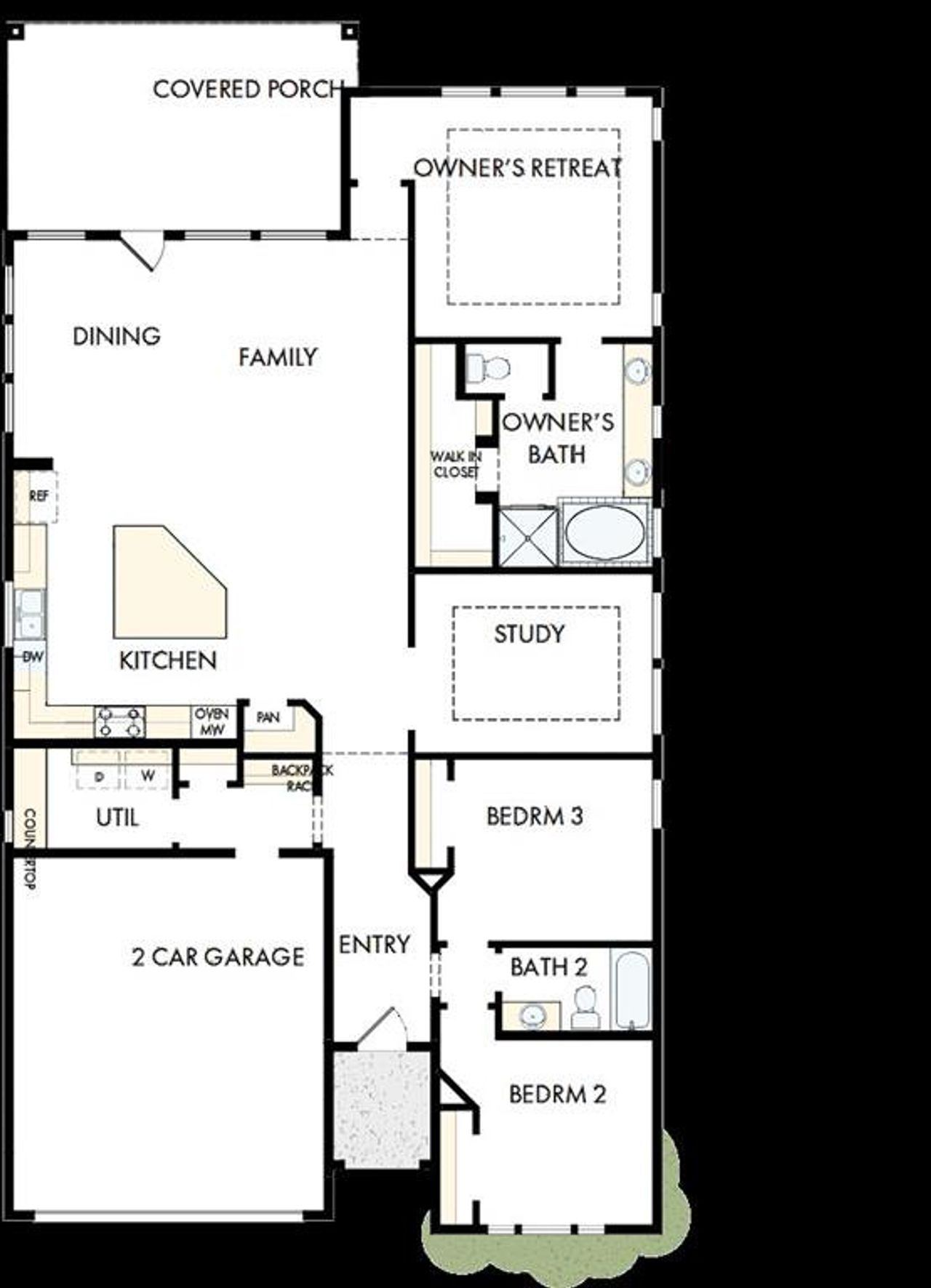 View of floor plan / room layout