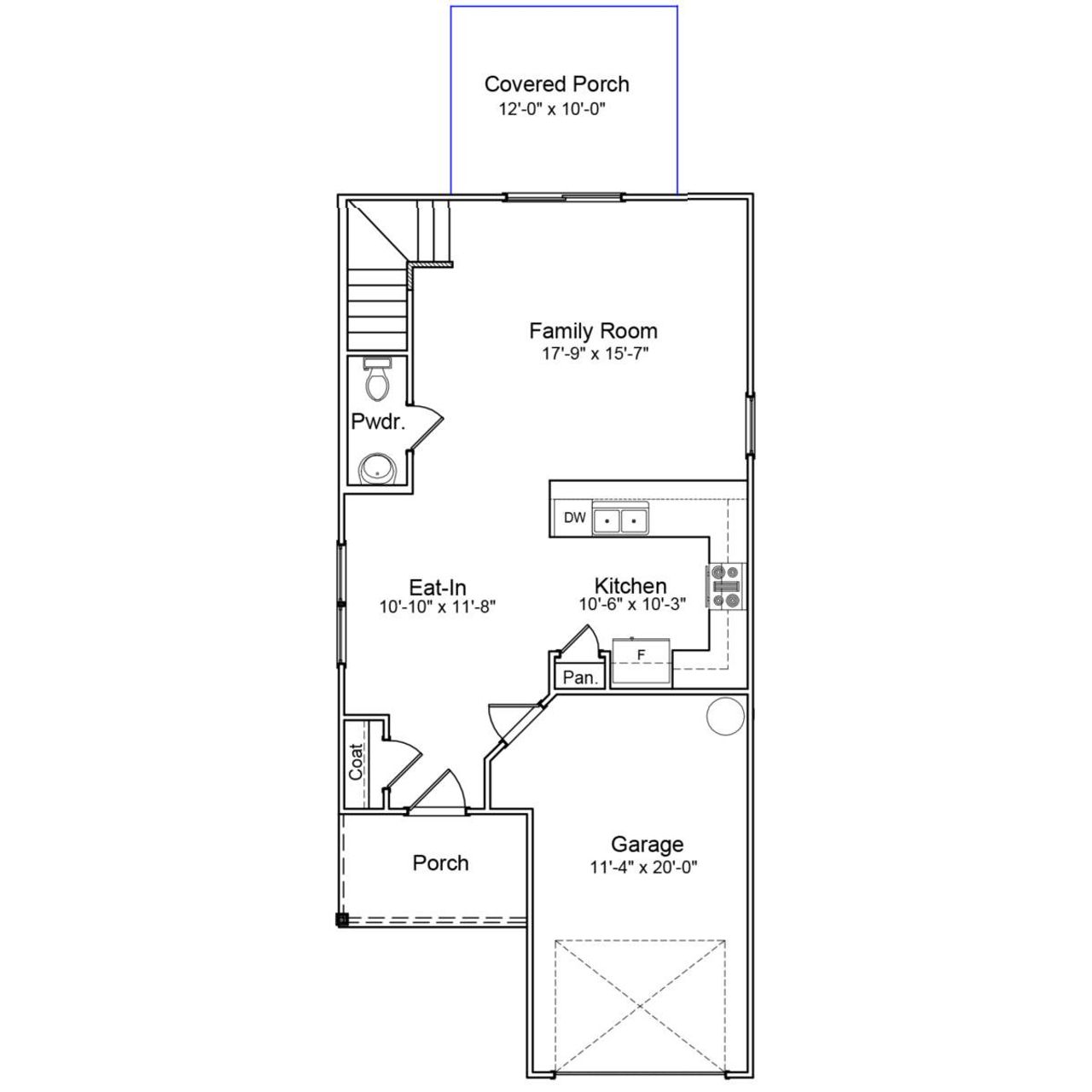 2D floor plan layout of this home in Bluefield, Lexington, SC (Image 2). 2D floor plan layout of this home in Bluefield, Lexington, SC (Image 2).