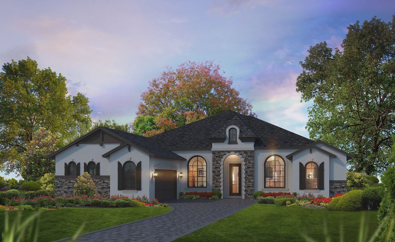 Representative exterior photo of a completed home built from the Camden - Regency Series | 70' Wide Lots by ICI Homes in Westlake Single Family, Ormond Beach, FL (Image 2).