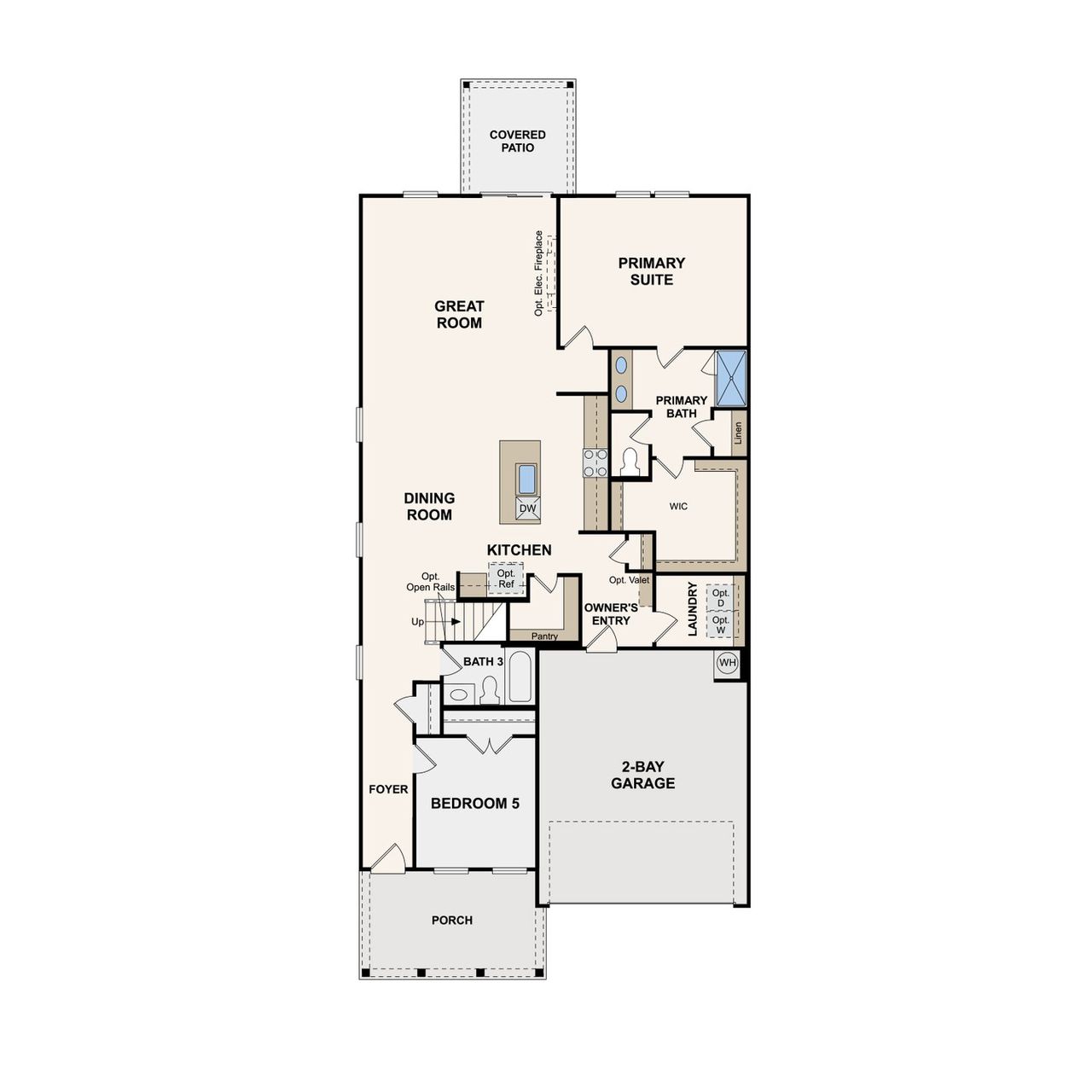 2D floor plan layout of this home in Canebrake at Hickory Hills, Old Hickory, TN (Image 2). 2D floor plan layout of this home in Canebrake at Hickory Hills, Old Hickory, TN (Image 2).