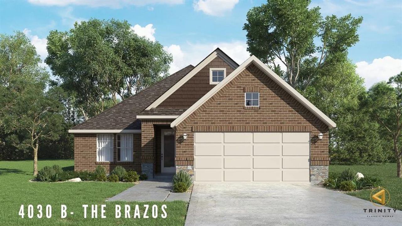 Architectural rendering of home exteriors planned for Stillwater Lake Estates in Godley, TX (Image 2). Architectural rendering of home exteriors planned for Stillwater Lake Estates in Godley, TX (Image 2).