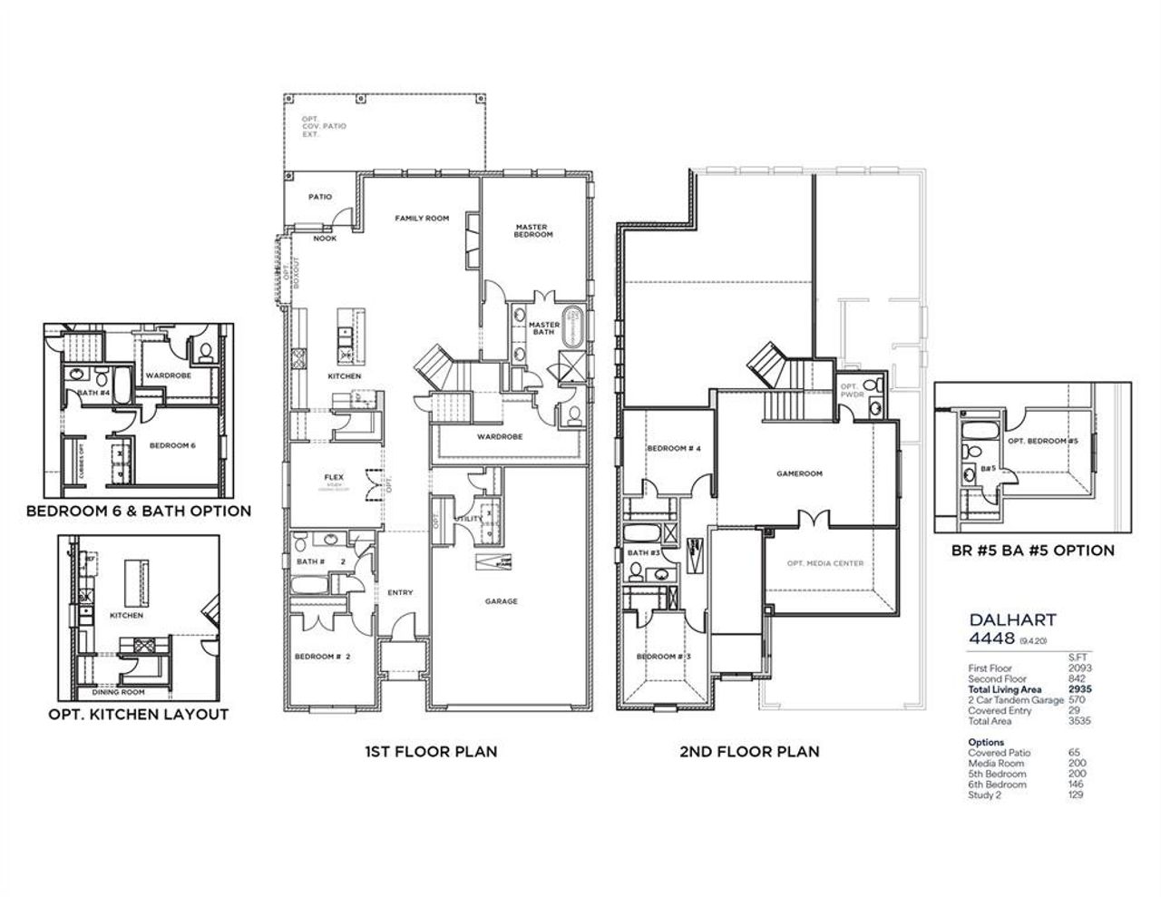2D floor plan layout of this home in , Forney, TX (Image 2).