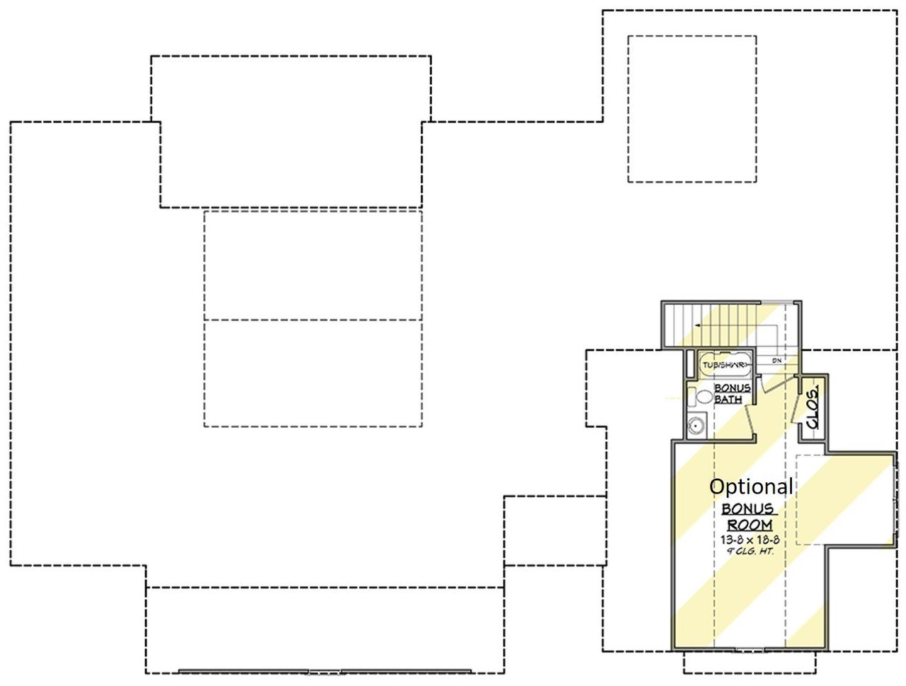 2D floor plan layout for the The Poplar by Remington Custom Homes in Bear Creek Estates, Weatherford, TX (Image 2).