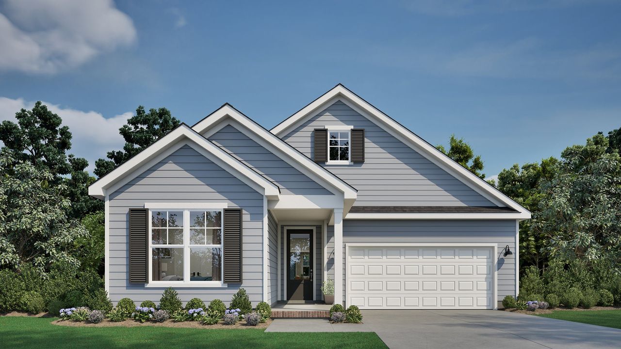 Representative exterior photo of a completed home built from the The Somis I by New Leaf Builders in East Lake, Leland, NC (Image 2).