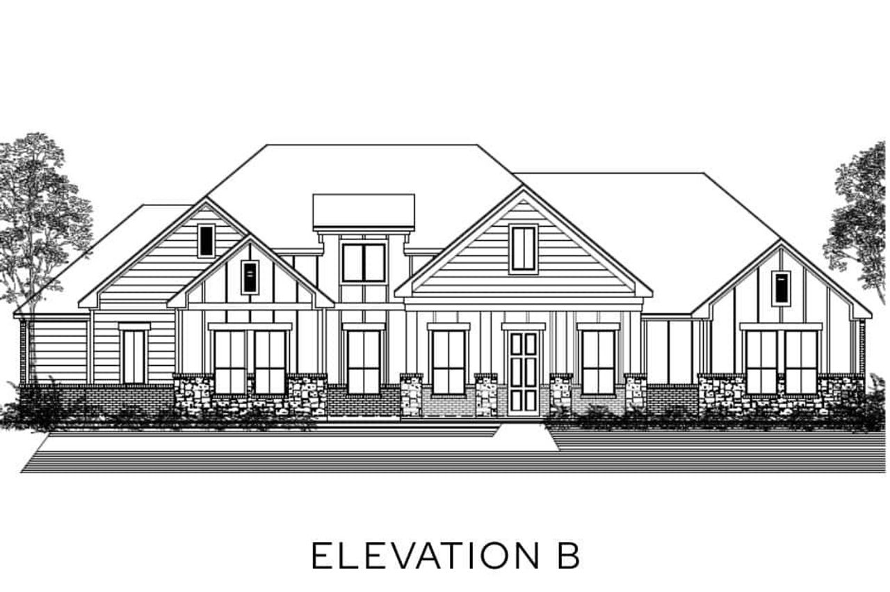 Representative rendering of the exterior for the The Meadowbrook by Lillian Custom Homes (Image 2). Representative rendering of the exterior for the The Meadowbrook by Lillian Custom Homes (Image 2).