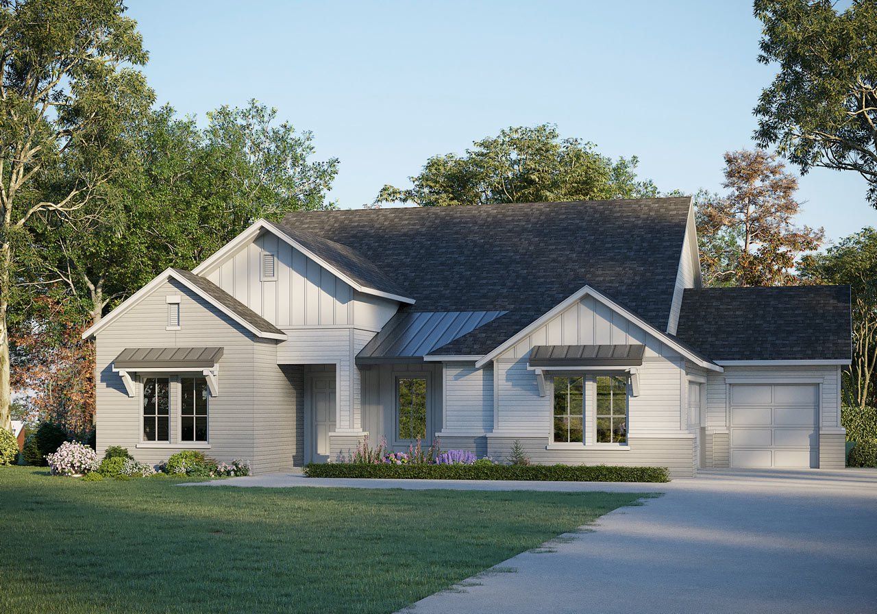 Representative exterior photo of a completed home built from the Jefferson by GFO Home in Eagle Estates, Burleson, TX (Image 2).
