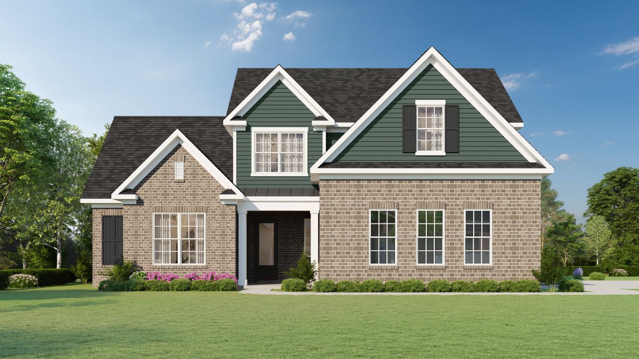 Representative exterior photo of a completed home built from the Elmsgate by Grant & Co in White Oak, Arlington, TN (Image 2).