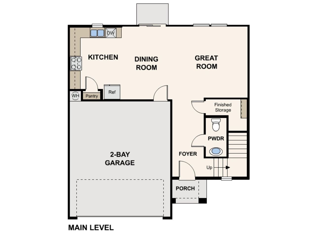 2D floor plan layout for the Maverick by Century Complete in Rancho Mirage Estates, Maricopa, AZ (Image 2). 2D floor plan layout for the Maverick by Century Complete in Rancho Mirage Estates, Maricopa, AZ (Image 2).