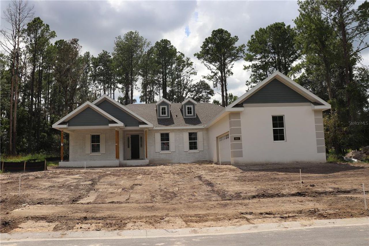 In-progress construction of a new home in , Brooksville, FL (Image 2).