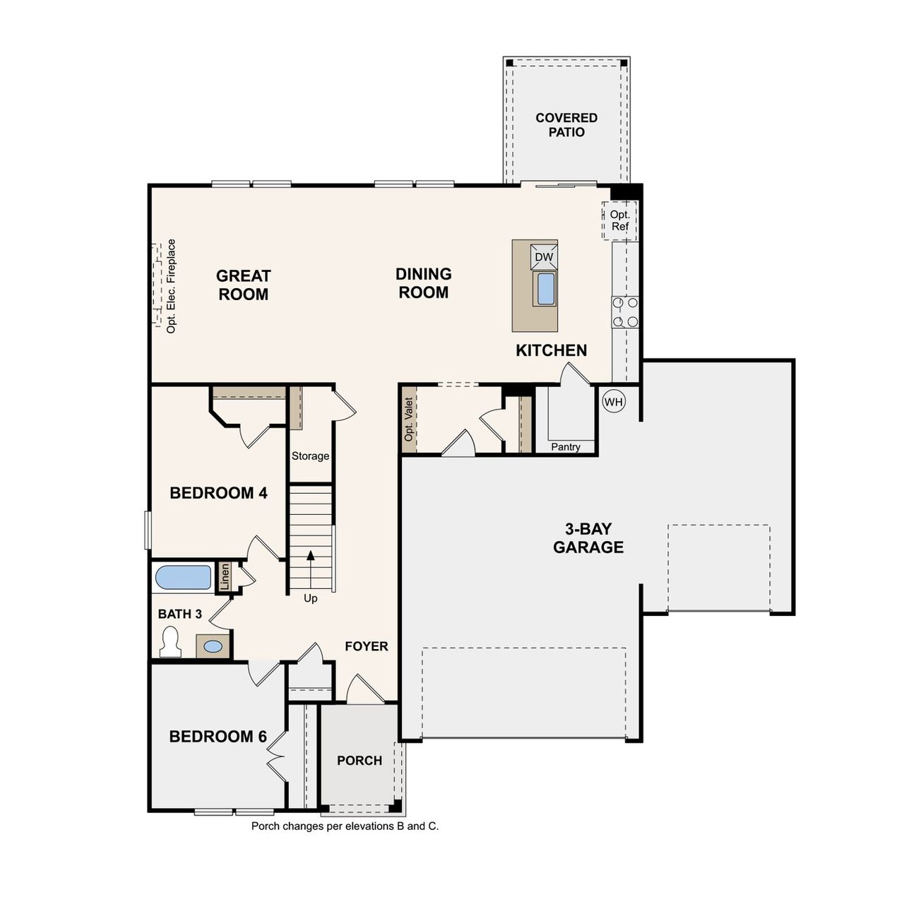 2D floor plan layout of this home in The Oaks, Mount Juliet, TN (Image 2). 2D floor plan layout of this home in The Oaks, Mount Juliet, TN (Image 2).