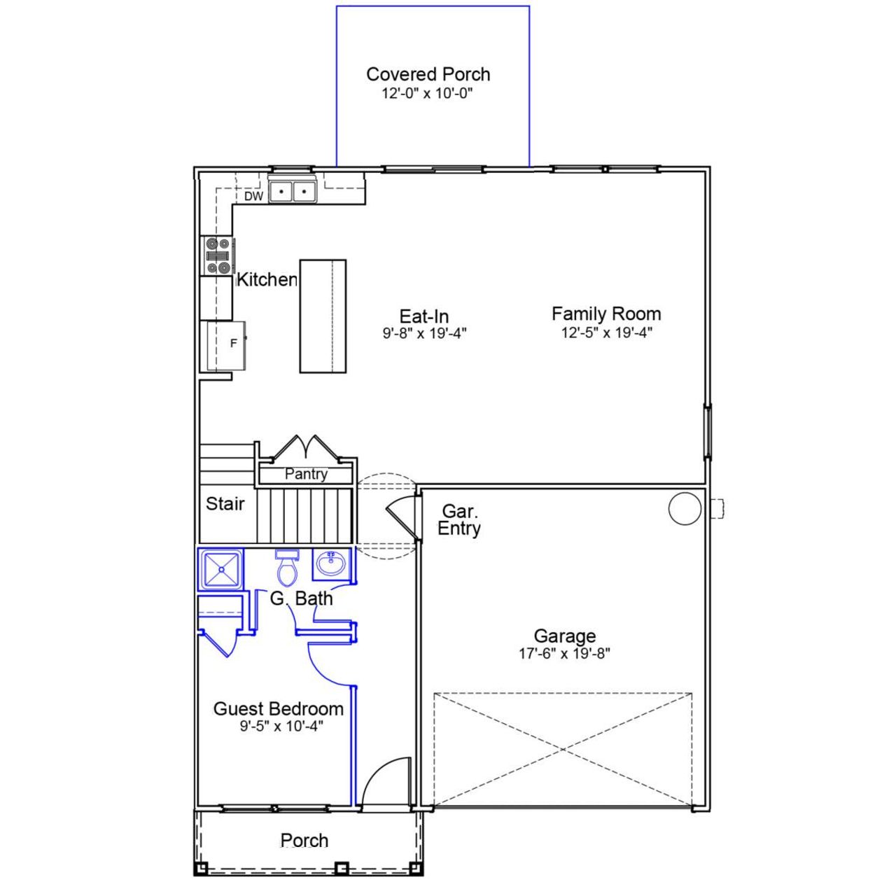 2D floor plan layout of this home in Killians Crossing, Blythewood, SC (Image 2). 2D floor plan layout of this home in Killians Crossing, Blythewood, SC (Image 2).