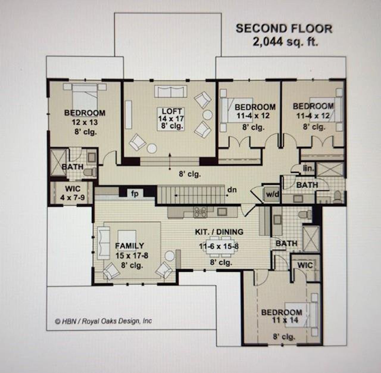 2D floor plan layout of this home in , Douglasville, GA (Image 2).