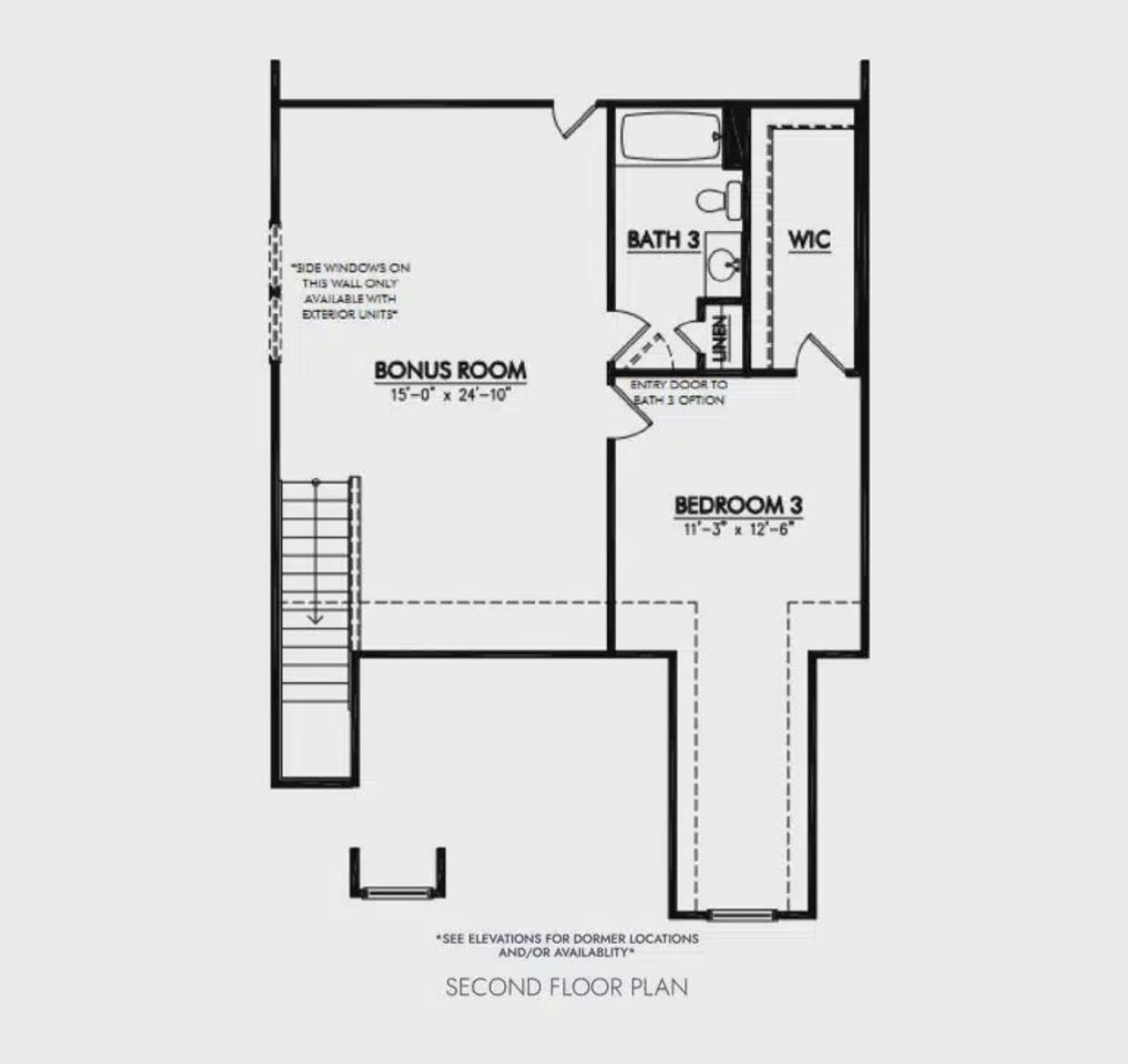 2D floor plan layout for the The Hanover Parish Series by Patterson Company in Arbor Valley/TH, Spring Hill, TN (Image 2).