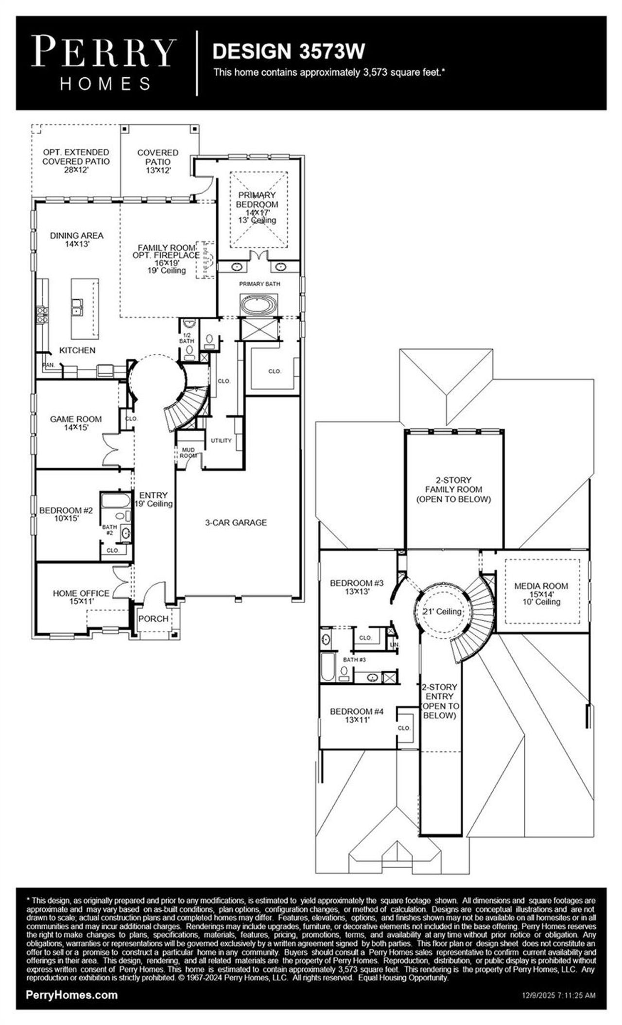 2D floor plan layout of this home in Nolina, Georgetown, TX (Image 2).