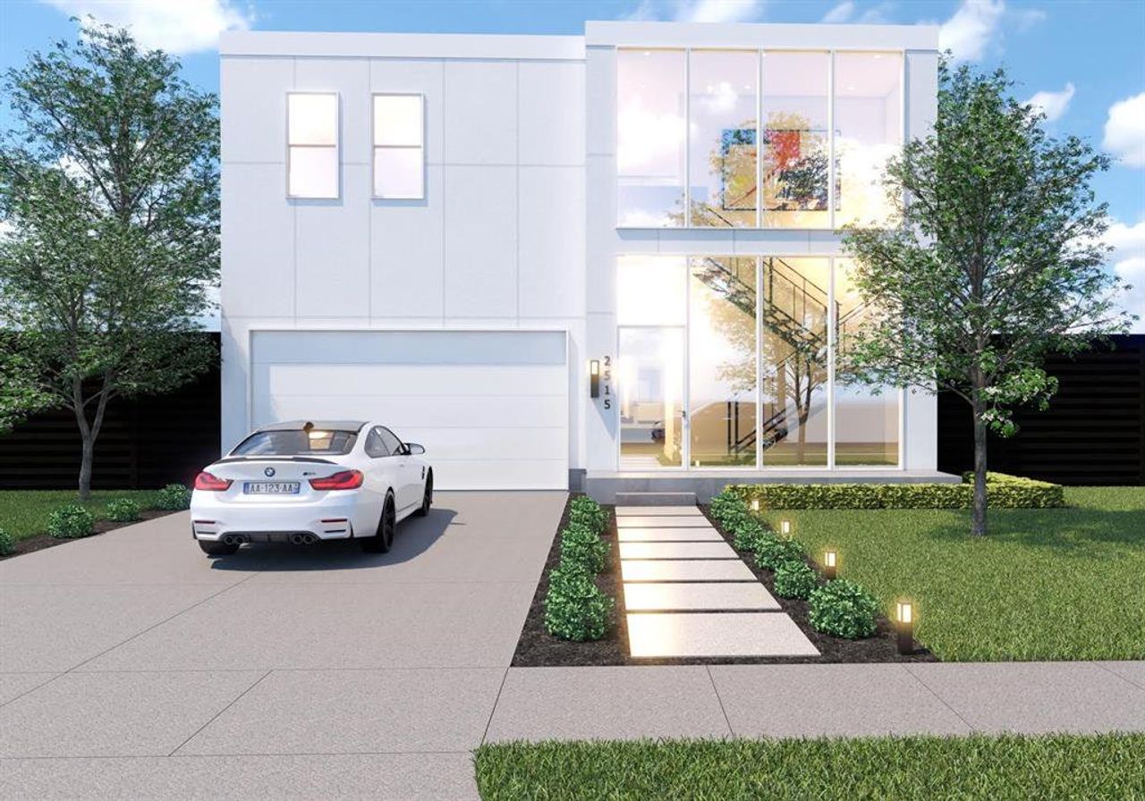 Front exterior of a new home in , Dallas, TX, highlighting curb appeal (Image 2).