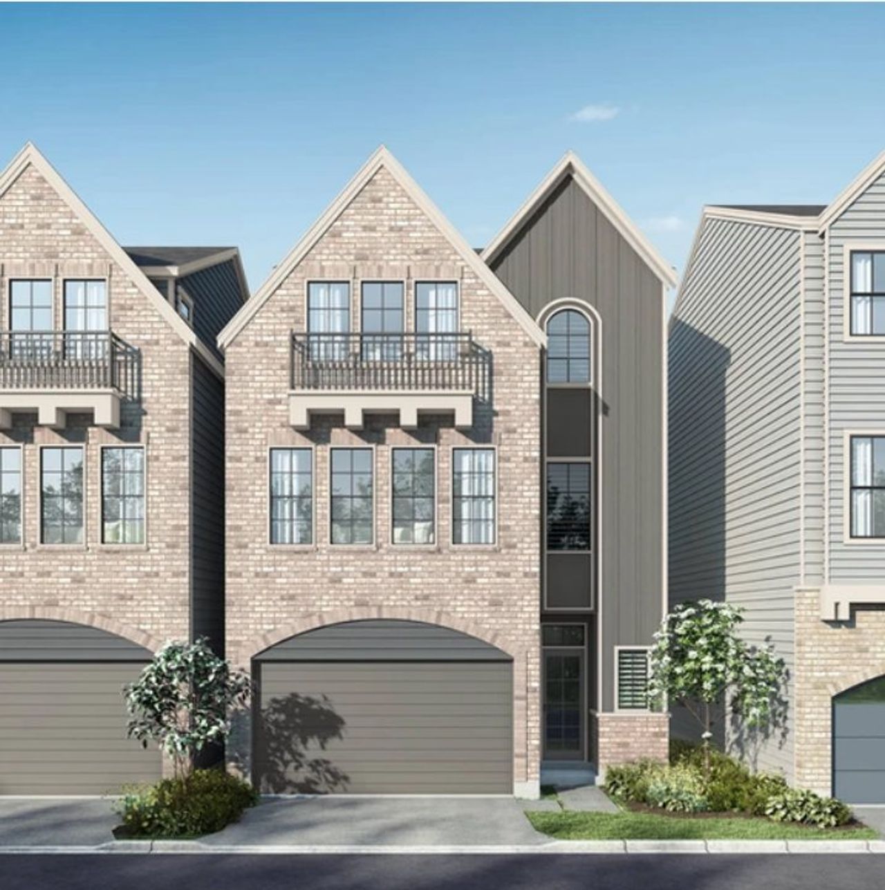 Representative exterior photo of a completed home built from the The Trinity by Riverway Homes in Spring Valley Creek, Houston, TX (Image 2). Representative exterior photo of a completed home built from the The Trinity by Riverway Homes in Spring Valley Creek, Houston, TX (Image 2).