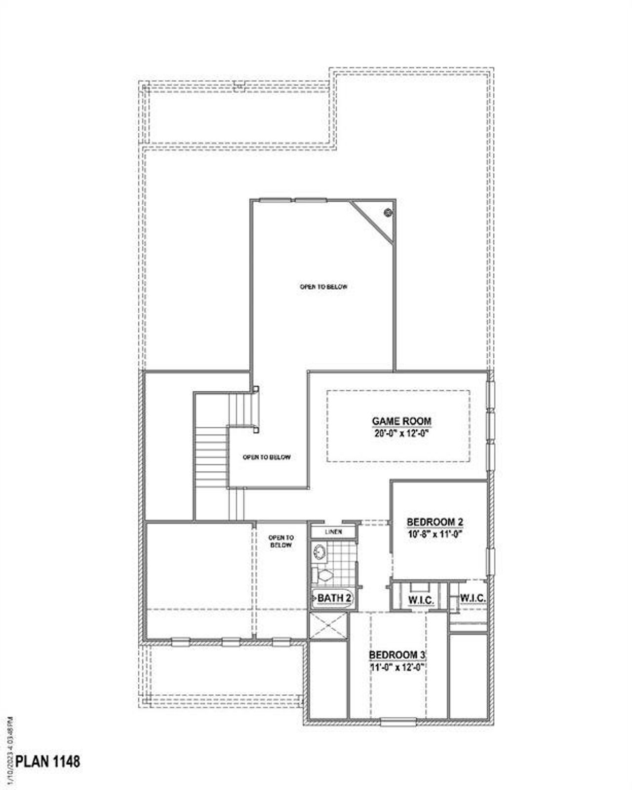 2nd Level Floor Plan
