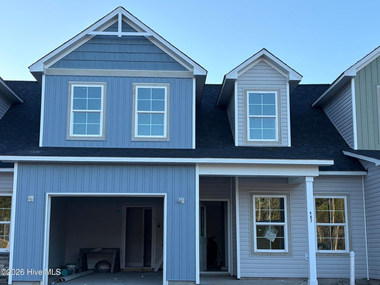 In-progress construction of a new home in Autumn Trail, Bolivia, NC (Image 2).