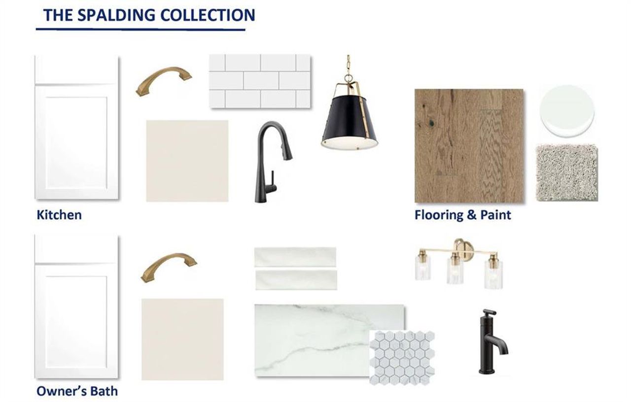 Sample of building materials used in homes in Maple Grove at Towne Lake, Woodstock (Image 2). Sample of building materials used in homes in Maple Grove at Towne Lake, Woodstock (Image 2).
