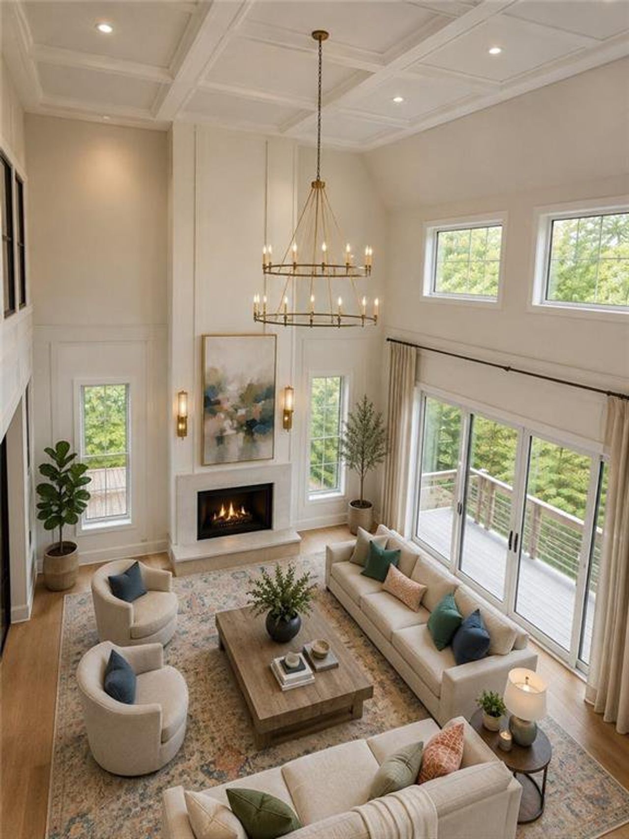 Furnished interior view inside a new home in , Alpharetta (Image 2). Furnished interior view inside a new home in , Alpharetta (Image 2).