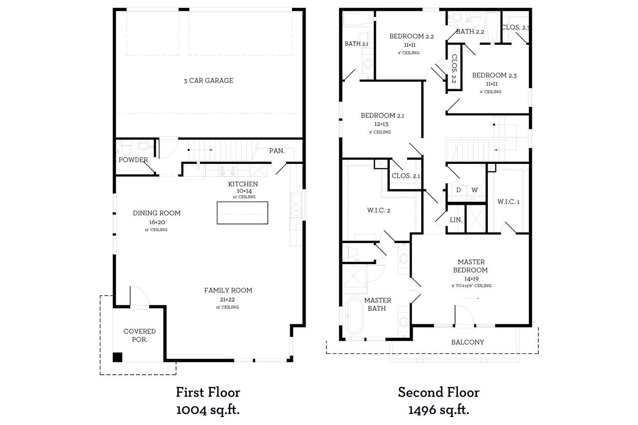 2D floor plan layout of this home in Avondale, Houston, TX (Image 2).