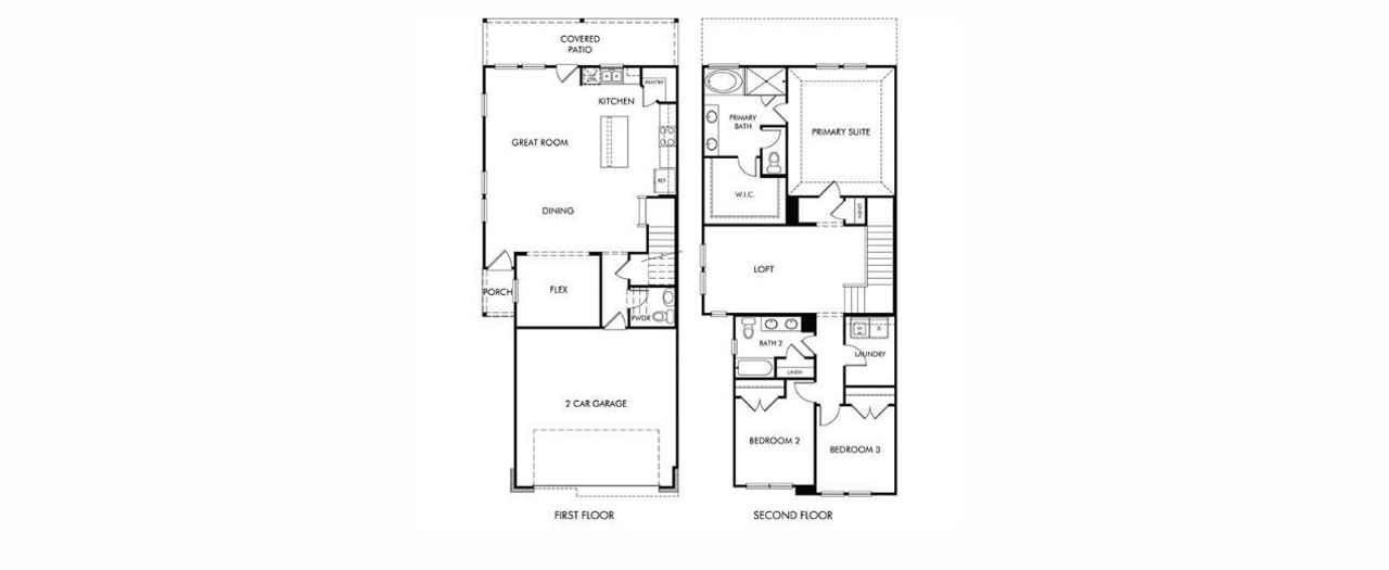 2D floor plan layout of this home in , Katy, TX (Image 2). 2D floor plan layout of this home in , Katy, TX (Image 2).