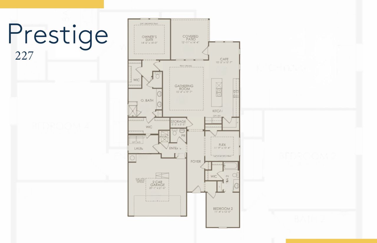 2D floor plan layout of this home in Forestwood, Longs, SC (Image 2).