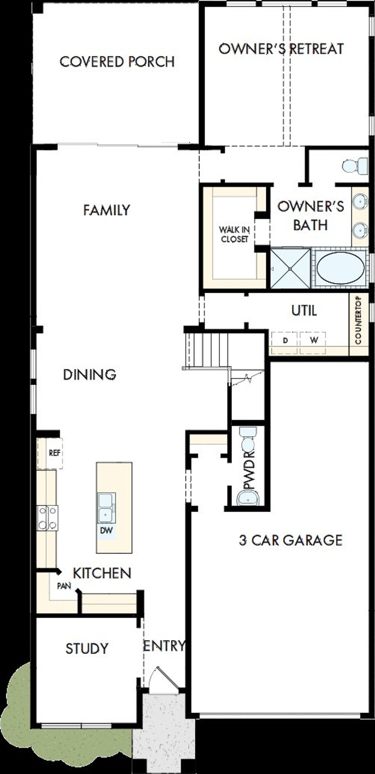 2D floor plan layout of this home in Jubilee, Hockley, TX (Image 2).