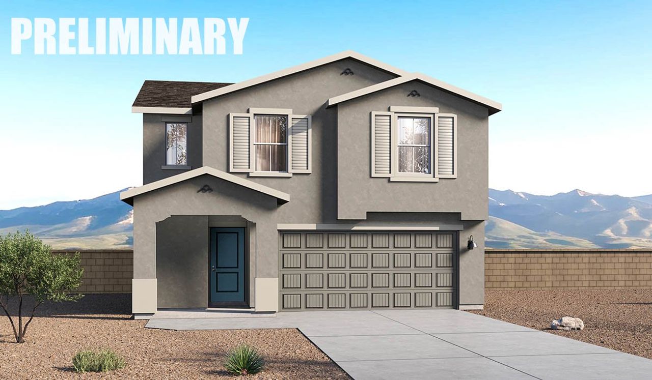 Image 2 representing the Elm - Plan C30E by D.R. Horton in Blackhawk, Tucson, AZ.