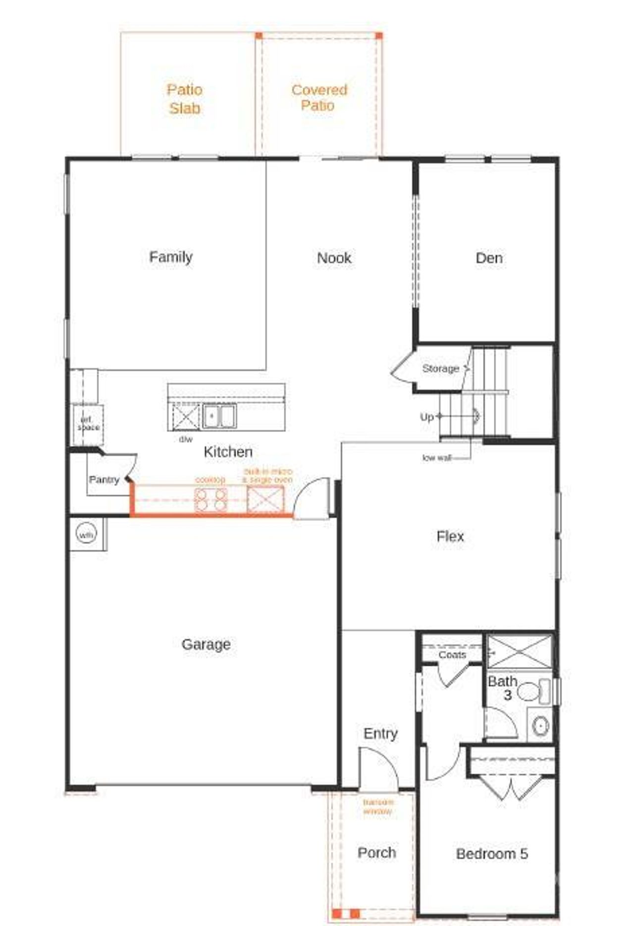 2D floor plan layout of this home in Wilson Creek, Indian Land, SC (Image 2). 2D floor plan layout of this home in Wilson Creek, Indian Land, SC (Image 2).