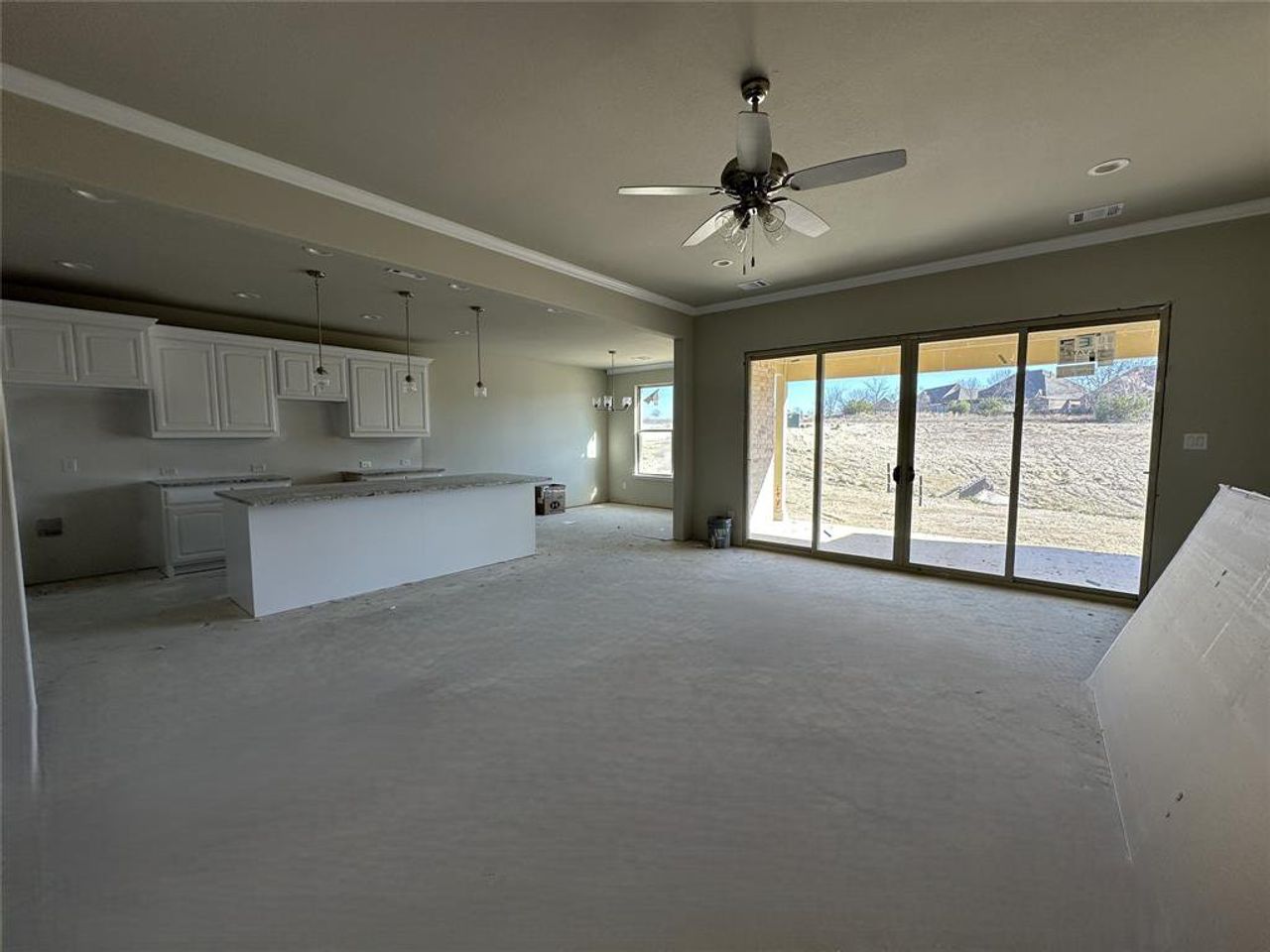 Furnished interior view inside a new home in , Cleburne (Image 2).