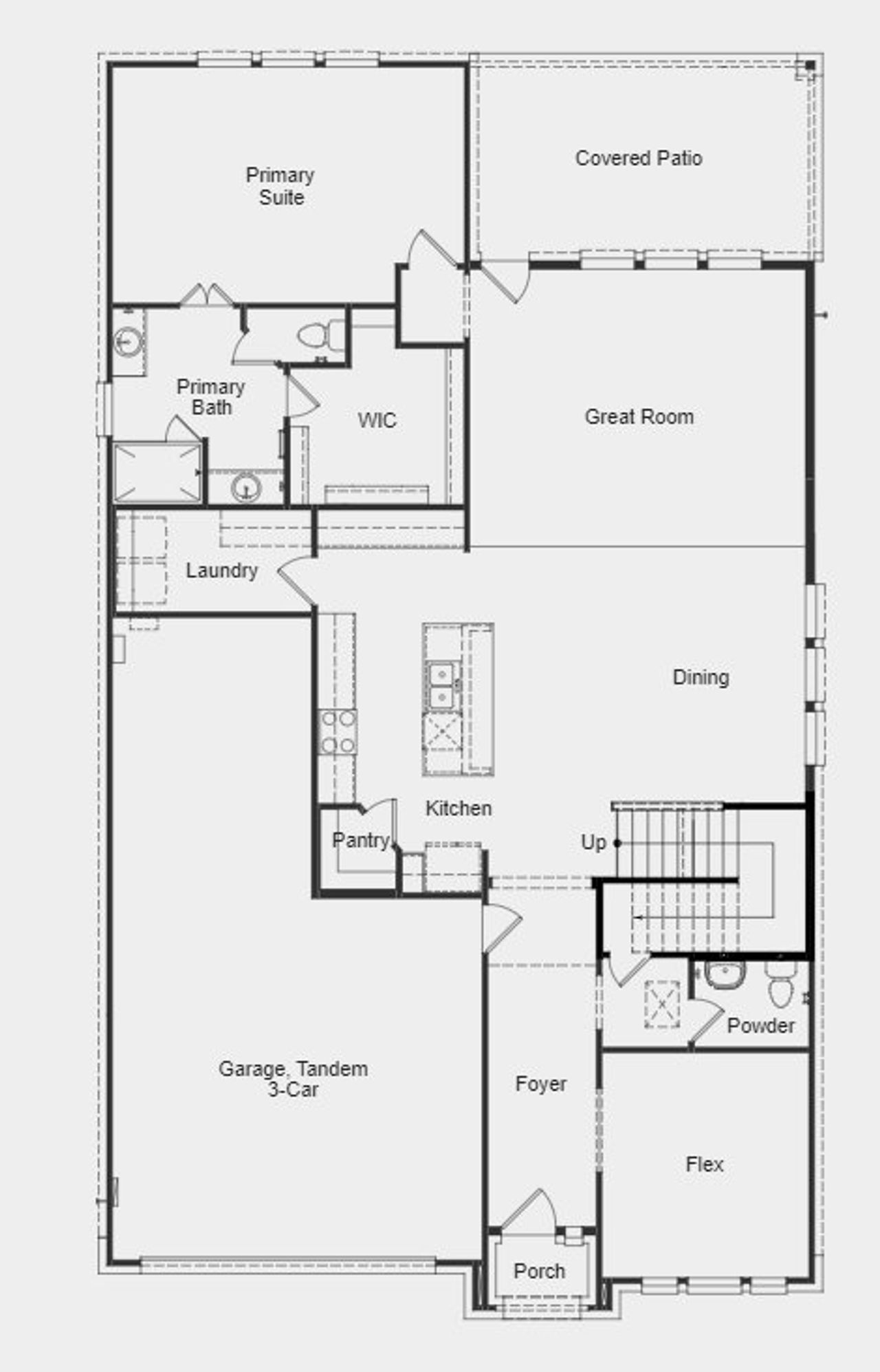 Image 2 representing the Bordeaux by Taylor Morrison in Travisso Capri Collection, Leander, TX.