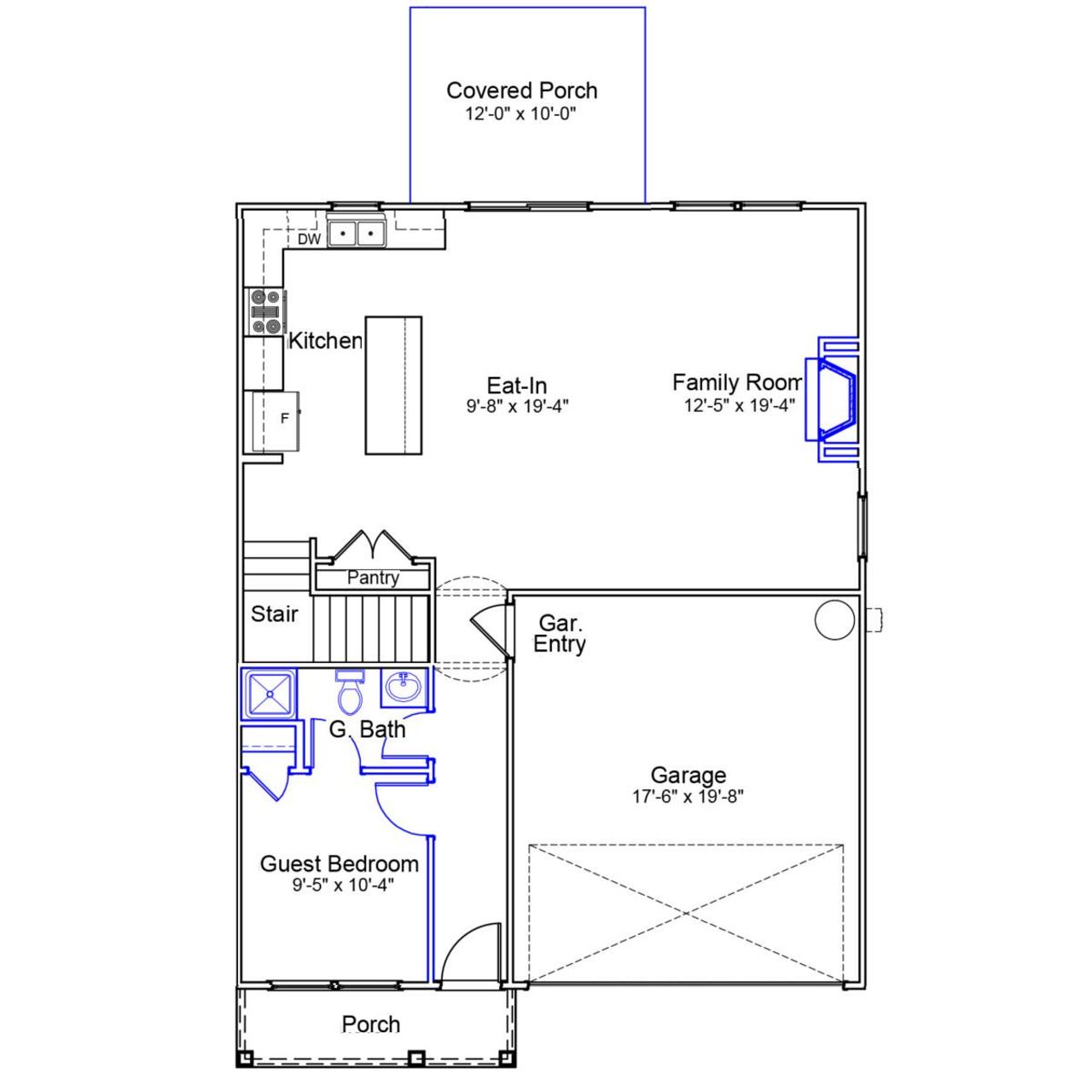 2D floor plan layout of this home in Clairmont, Charlotte, NC (Image 2). 2D floor plan layout of this home in Clairmont, Charlotte, NC (Image 2).