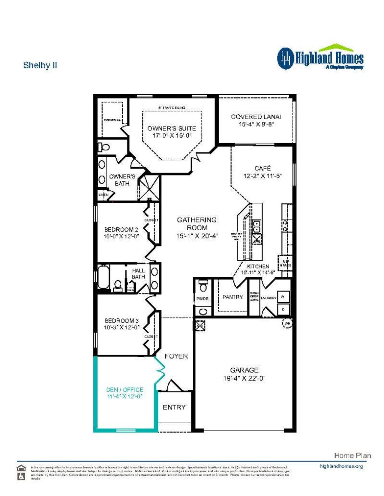 Shelby II - Home Layout Shelby II - Home Layout