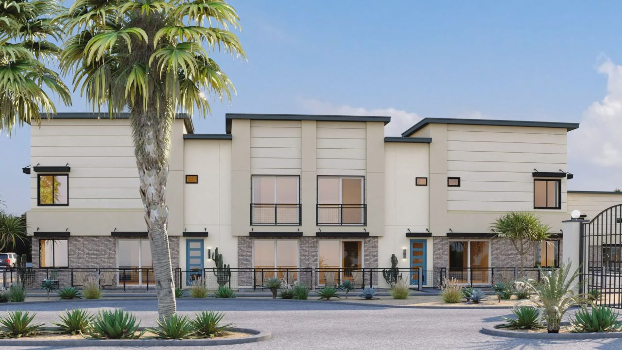 Representative exterior photo of a completed home built from the Plan B by Bela Flor in Ironwood Station, Apache Junction, AZ (Image 2).