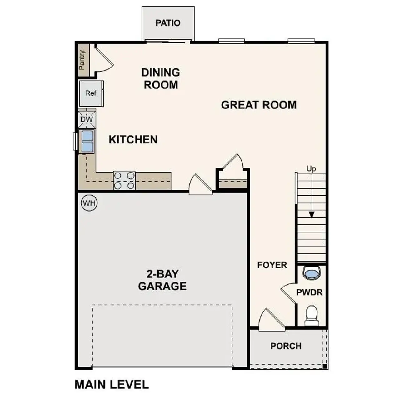 2D floor plan layout of this home in , Dalton, GA (Image 2). 2D floor plan layout of this home in , Dalton, GA (Image 2).