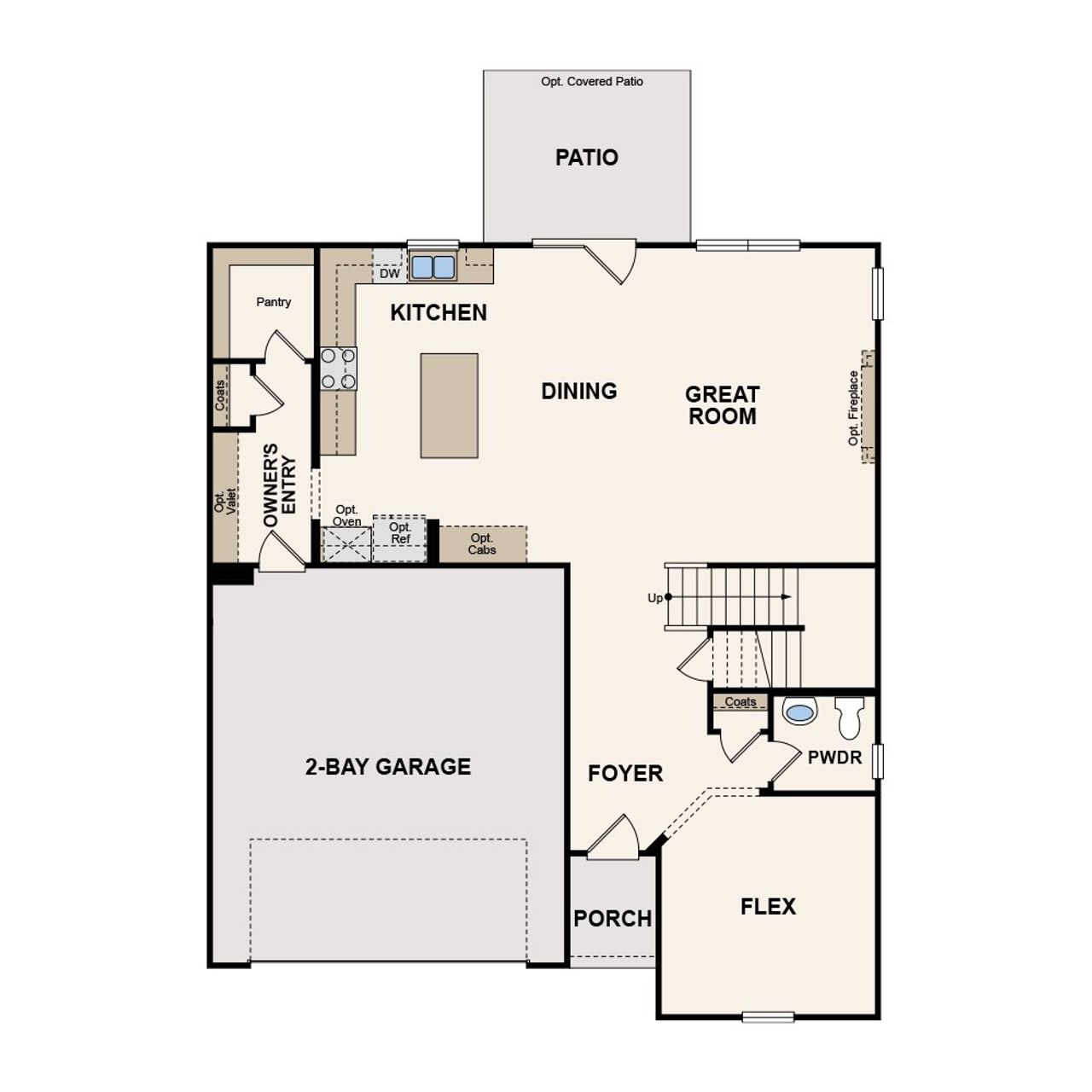 2D floor plan layout of this home in Wynswept, Maiden, NC (Image 2).