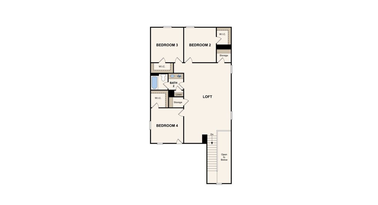 2D floor plan layout for the Riley - 2511 by Century Communities in Hacienda, San Antonio, TX (Image 2). 2D floor plan layout for the Riley - 2511 by Century Communities in Hacienda, San Antonio, TX (Image 2).