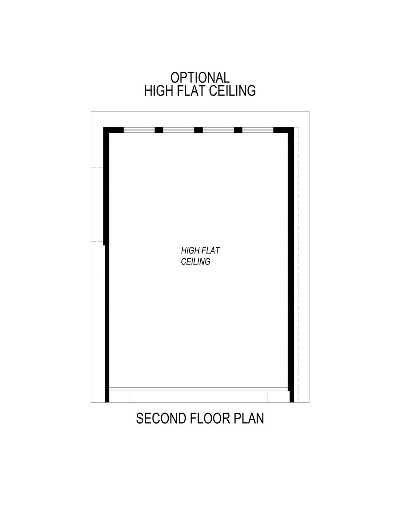 2D floor plan layout of this home in The Meadows, Denton, TX (Image 2).