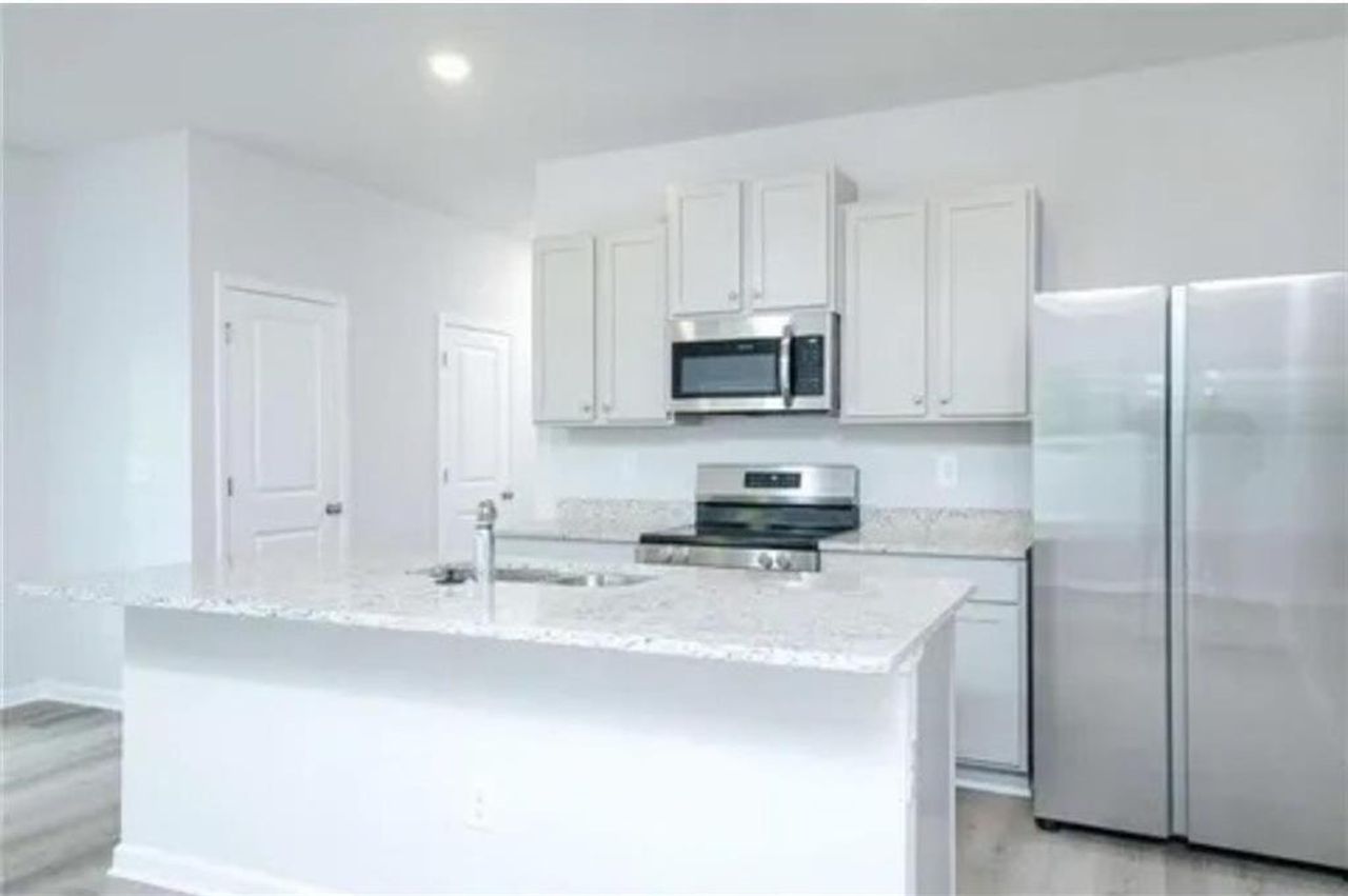 Furnished interior view inside a new home in , Adairsville (Image 2).