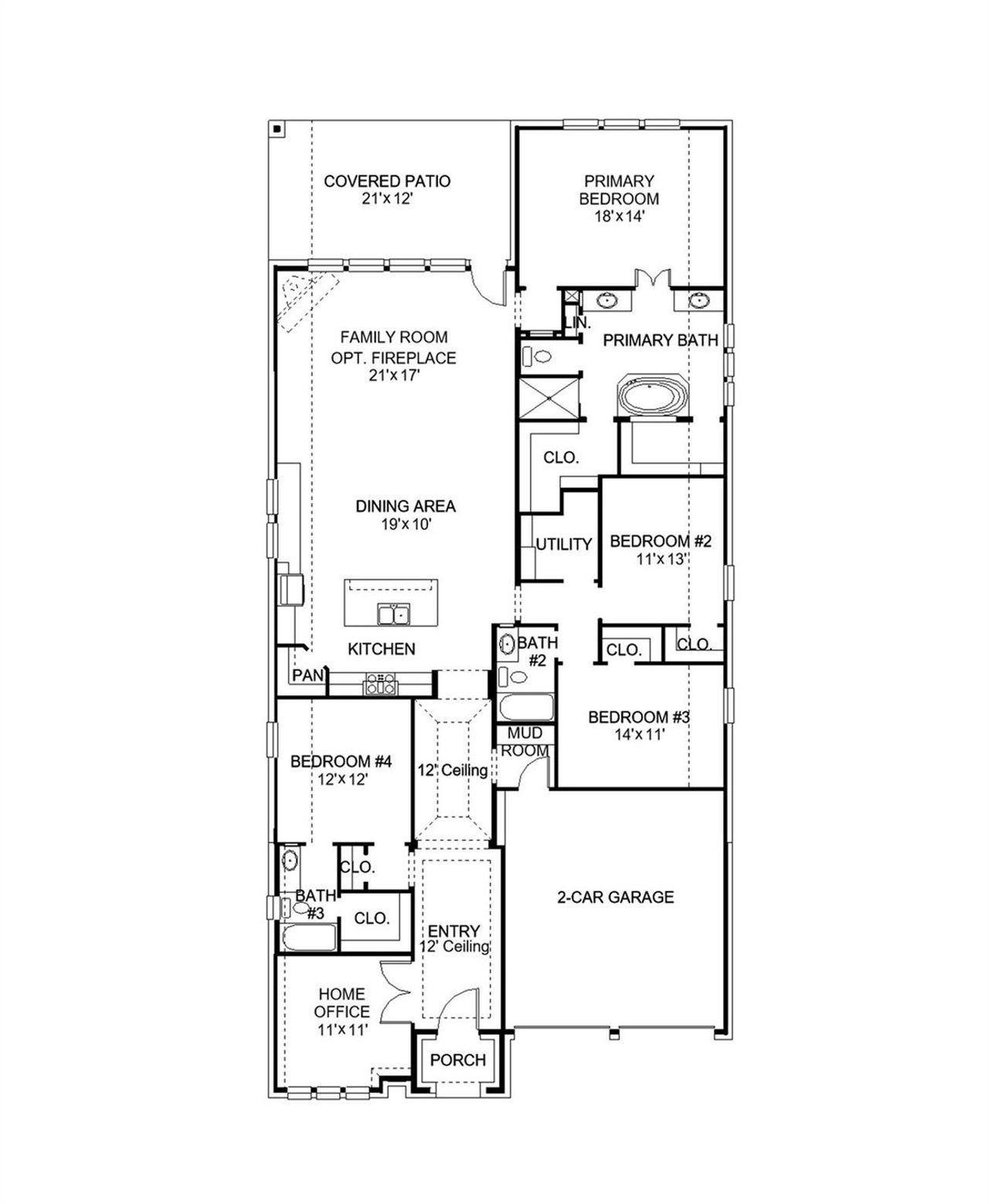 2D floor plan layout of this home in Riceland, Mont Belvieu, TX (Image 2). 2D floor plan layout of this home in Riceland, Mont Belvieu, TX (Image 2).