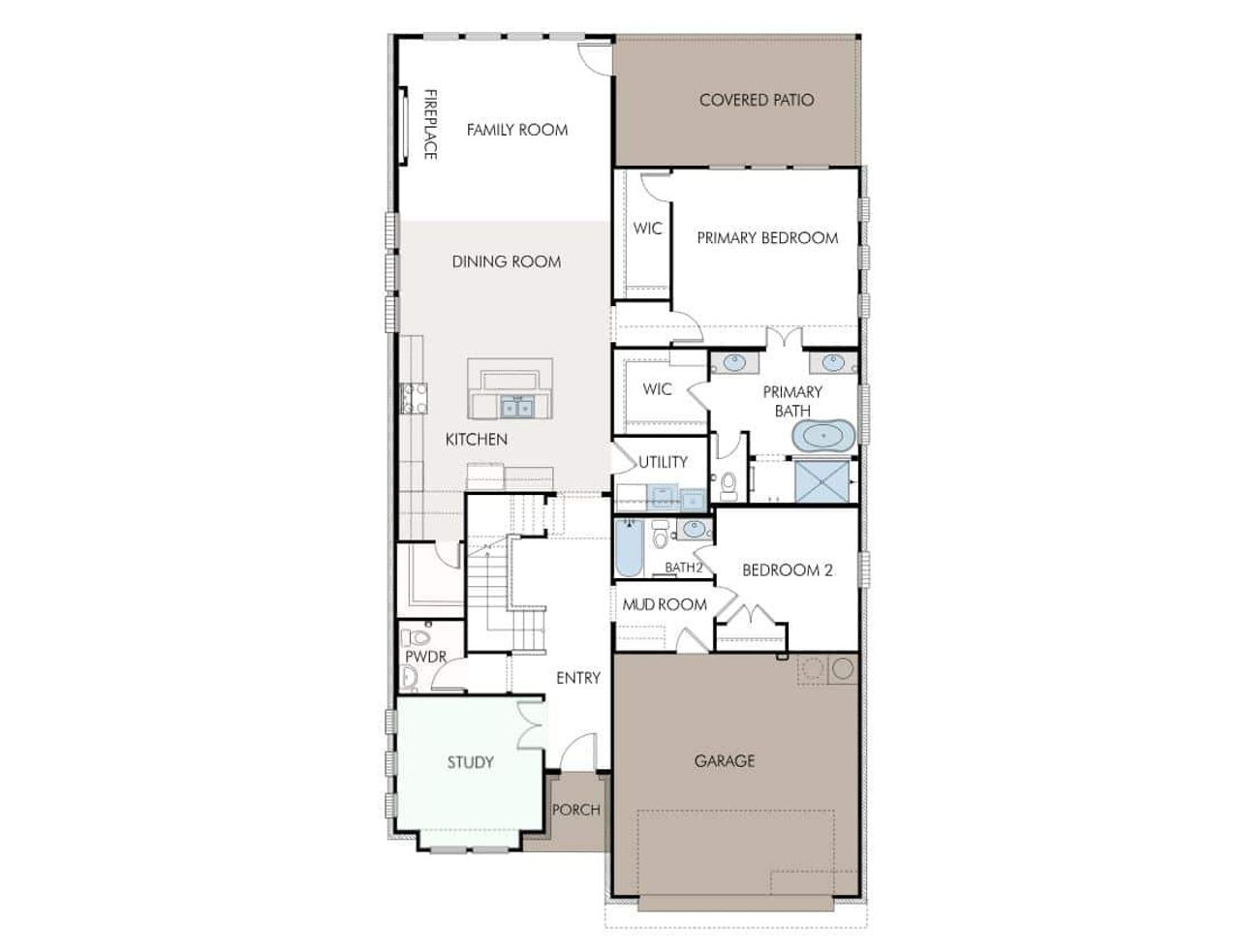 2D floor plan layout of this home in Walsh, Fort Worth, TX (Image 2). 2D floor plan layout of this home in Walsh, Fort Worth, TX (Image 2).