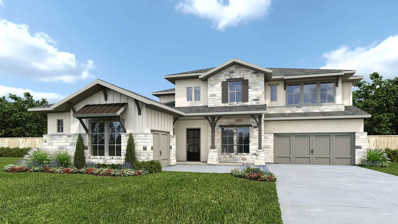 2D floor plan layout for the 620A by Britton Homes in Star Trail 76', Prosper, TX (Image 2). 2D floor plan layout for the 620A by Britton Homes in Star Trail 76', Prosper, TX (Image 2).